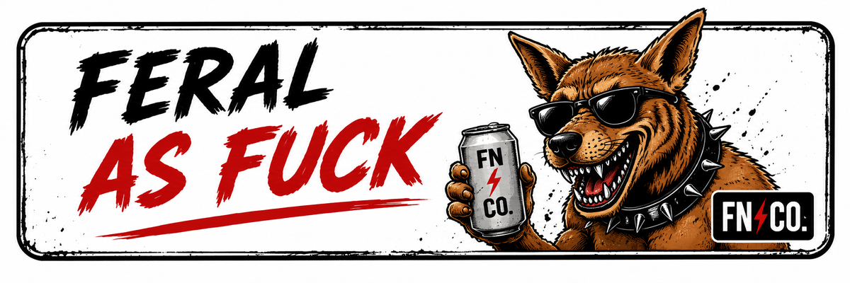 Feral as Fuck - Car Decal